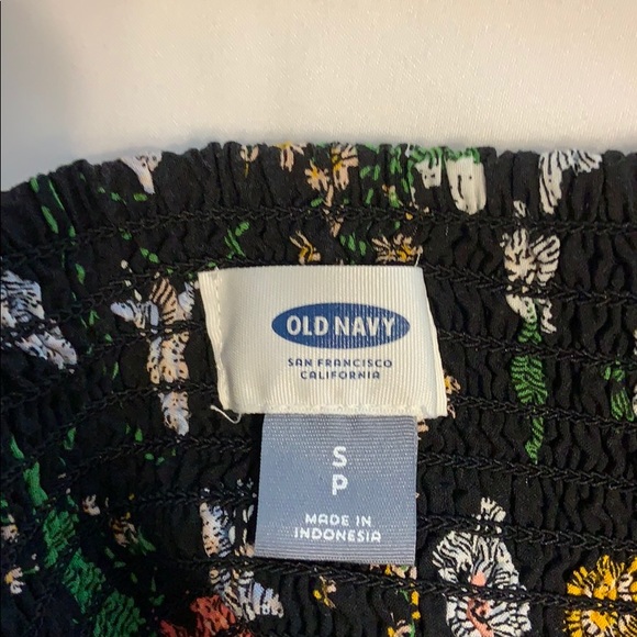 Black Floral Sundress - Size Small - Picture 3 of 3